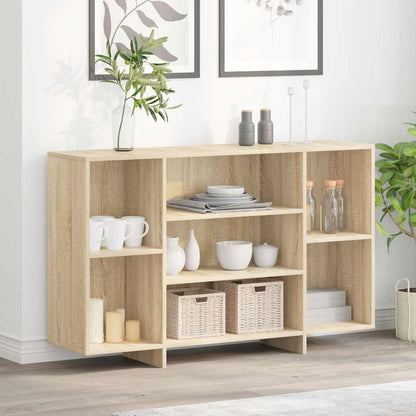 vidaXL Sideboard Sonoma Oak 120x30x75 cm Engineered Wood