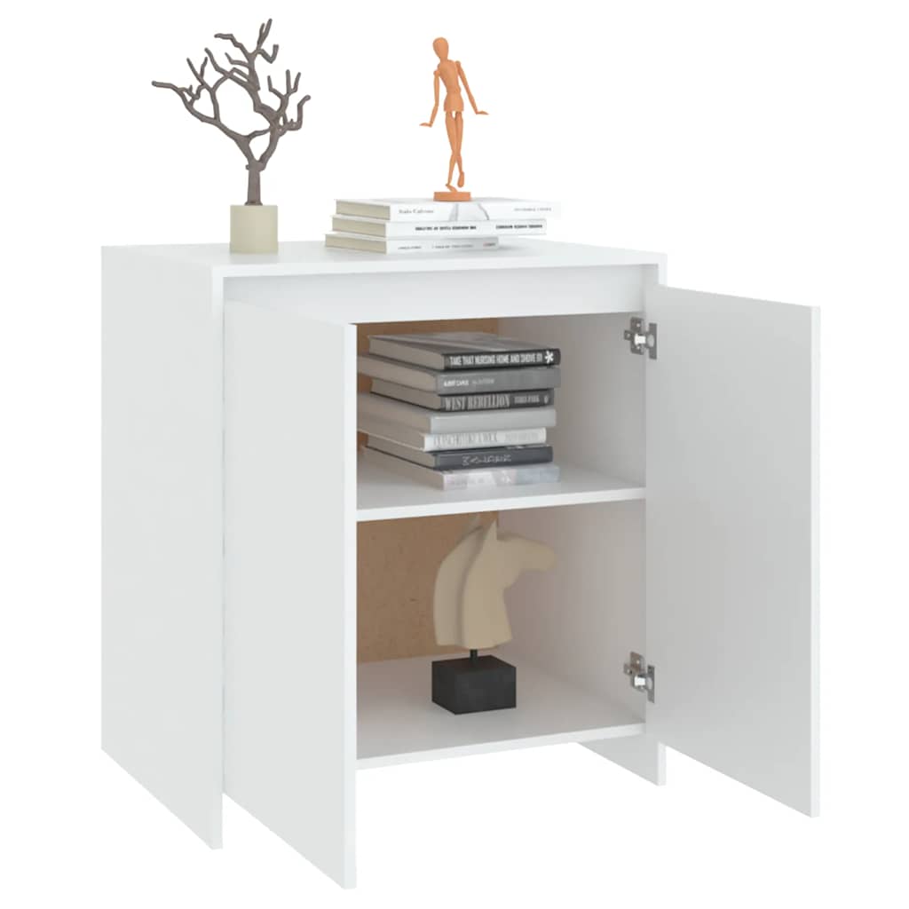 vidaXL Sideboard White 70x41x75 cm Engineered Wood