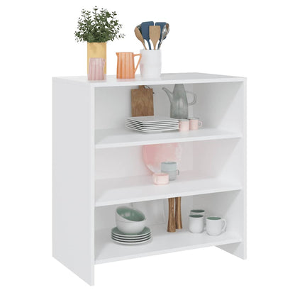 vidaXL Sideboard White 70x40.5x75 cm Engineered Wood