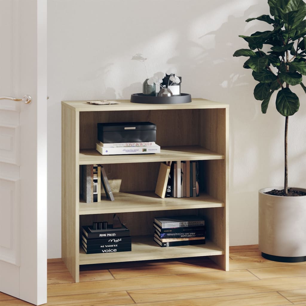vidaXL Sideboard Sonoma Oak 70x40.5x75 cm Engineered Wood