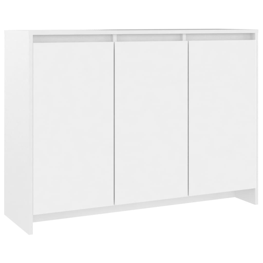 809773 vidaXL Sideboard White 102x33x75 cm Engineered Wood