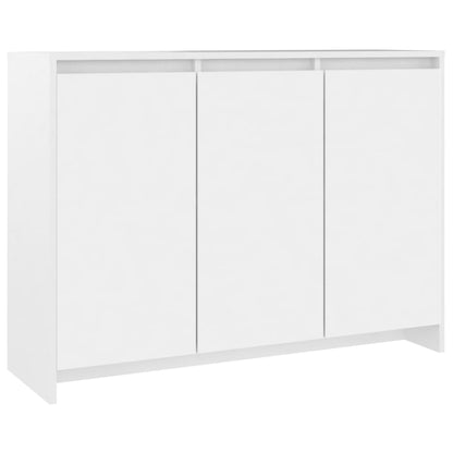 809773 vidaXL Sideboard White 102x33x75 cm Engineered Wood