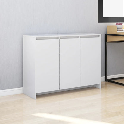 809773 vidaXL Sideboard White 102x33x75 cm Engineered Wood