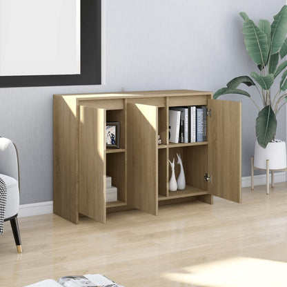 vidaXL Sideboard | Sonoma Oak | Engineered Wood | Medium | Sideboard