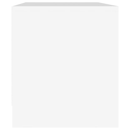 vidaXL TV Cabinet White 90x35x40 cm Engineered Wood