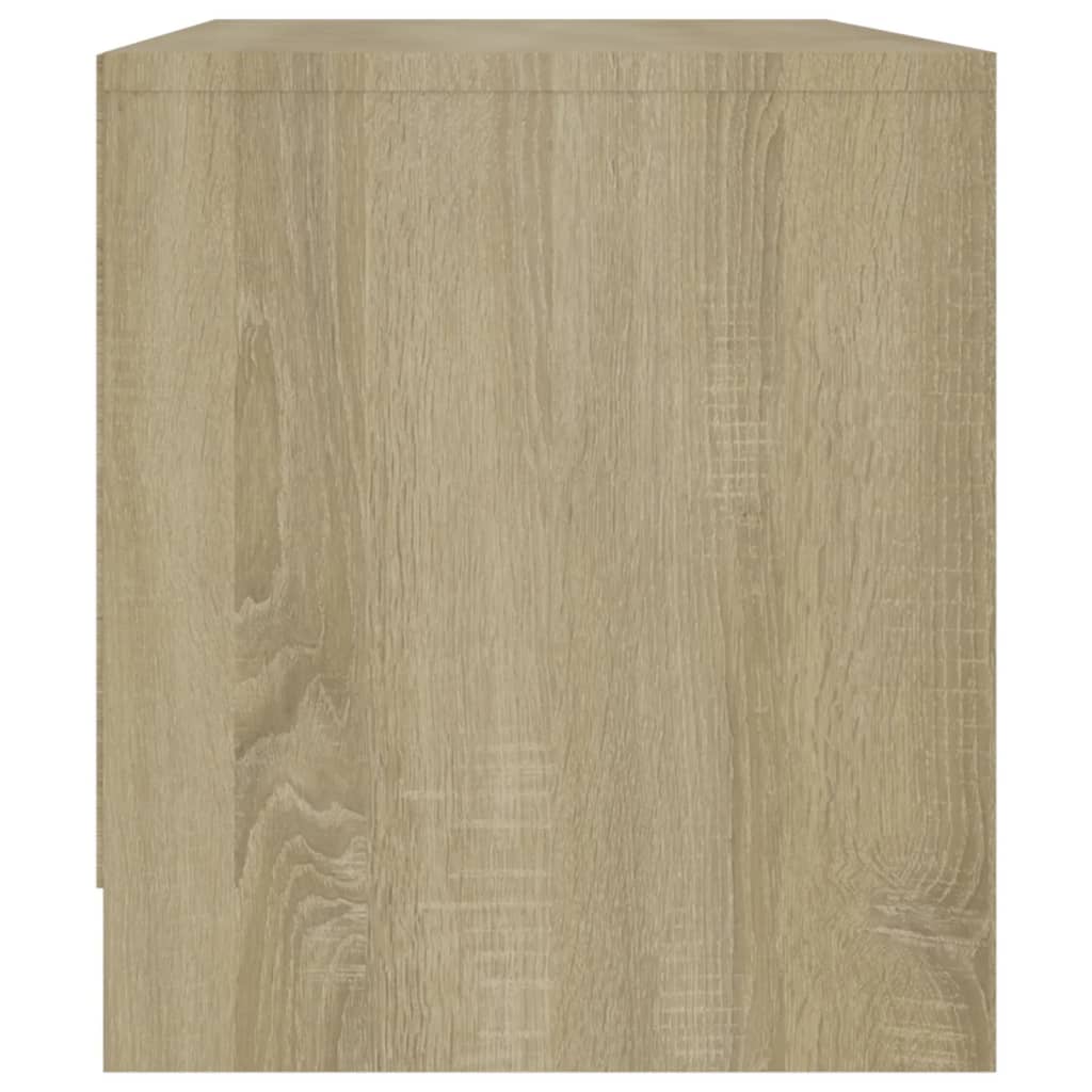 vidaXL TV Cabinet Sonoma Oak 90x35x40 cm Engineered Wood