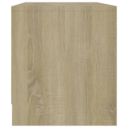 vidaXL TV Cabinet Sonoma Oak 90x35x40 cm Engineered Wood
