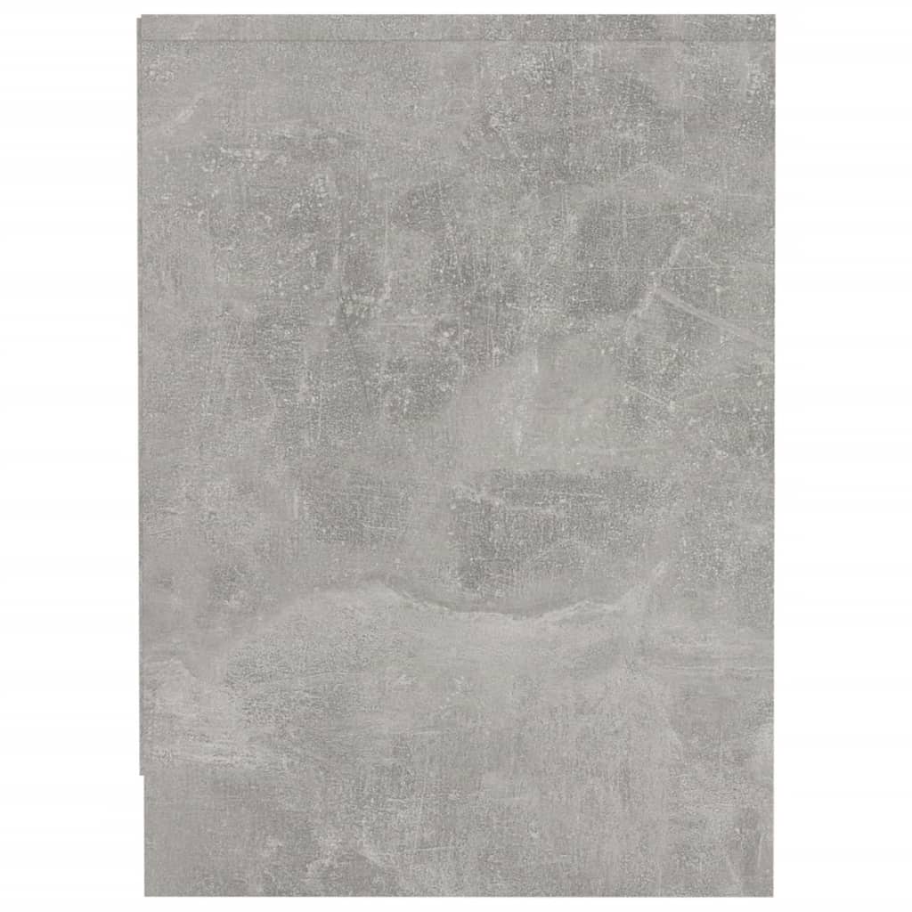 vidaXL TV Cabinet Concrete Grey 102x37.5x52.5 cm Engineered Wood