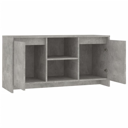 vidaXL TV Cabinet Concrete Grey 102x37.5x52.5 cm Engineered Wood