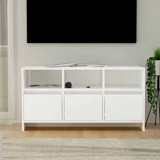 809800 vidaXL TV Cabinet White 102x37,5x52,5 cm Engineered Wood