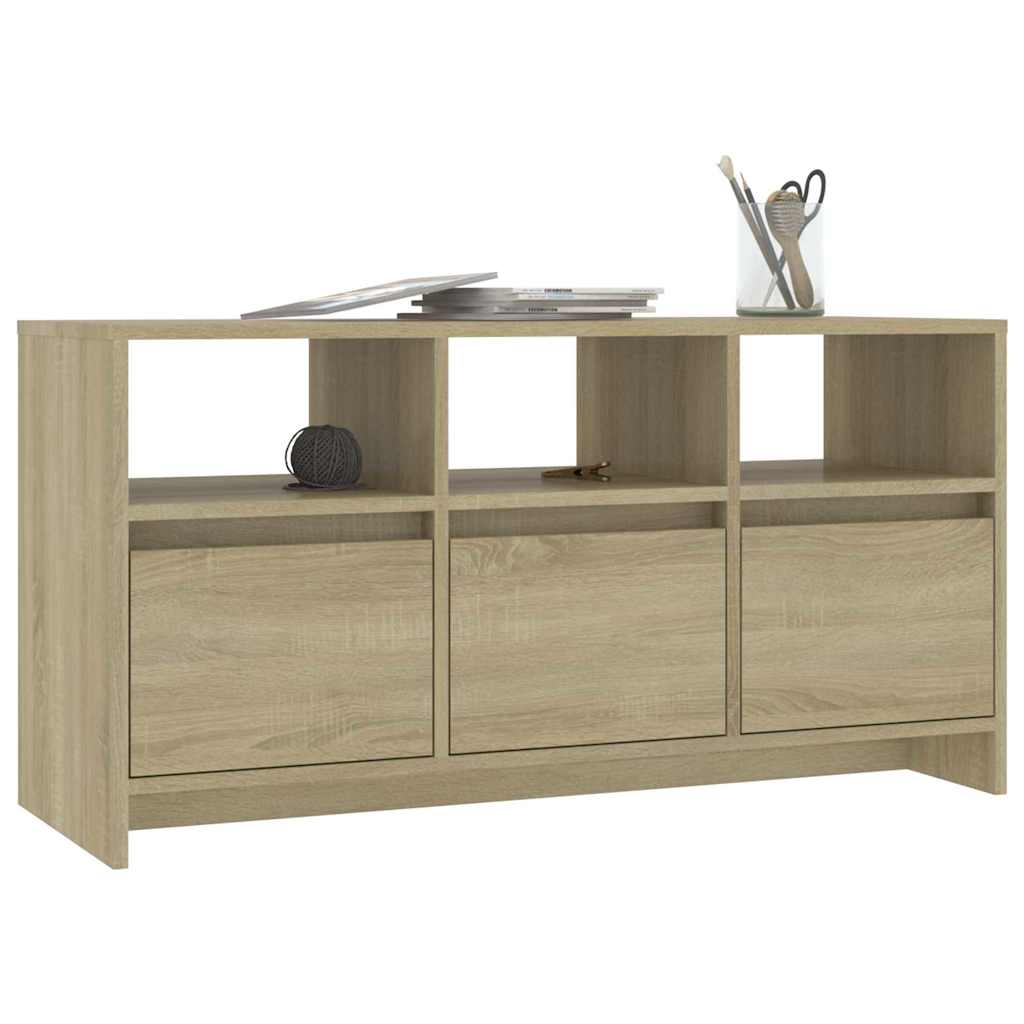 vidaXL TV Cabinet Sonoma Oak 102x37,5x52,5 cm Engineered Wood