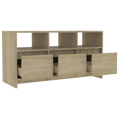 vidaXL TV Cabinet Sonoma Oak 102x37,5x52,5 cm Engineered Wood
