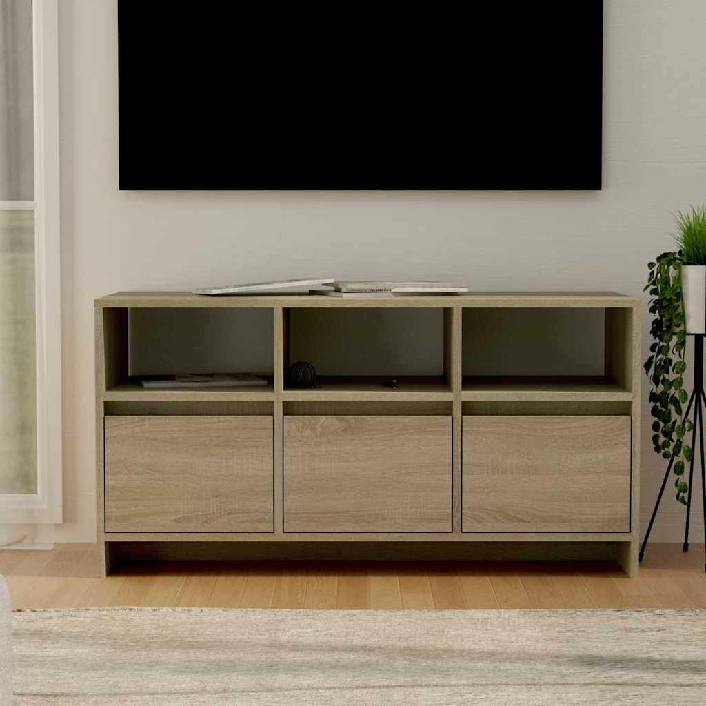 vidaXL TV Cabinet Sonoma Oak 102x37,5x52,5 cm Engineered Wood
