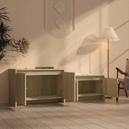 vidaXL TV Cabinet Sonoma Oak 146,5x35x50 cm Engineered Wood