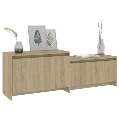 vidaXL TV Cabinet Sonoma Oak 146,5x35x50 cm Engineered Wood
