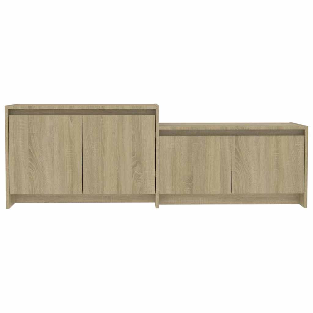 vidaXL TV Cabinet Sonoma Oak 146,5x35x50 cm Engineered Wood