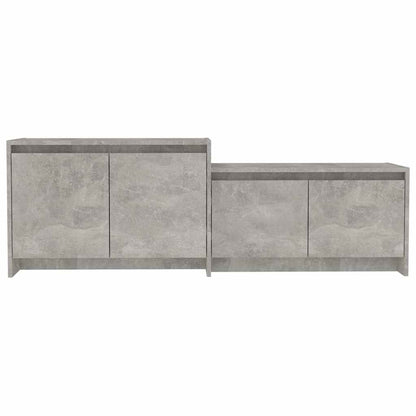 vidaXL TV Cabinet Concrete Grey 146,5x35x50 cm Engineered Wood