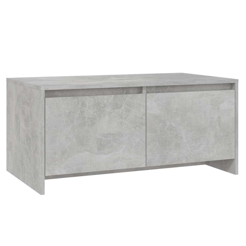 vidaXL Coffee Table Concrete Grey 90x50x41,5 cm Engineered Wood