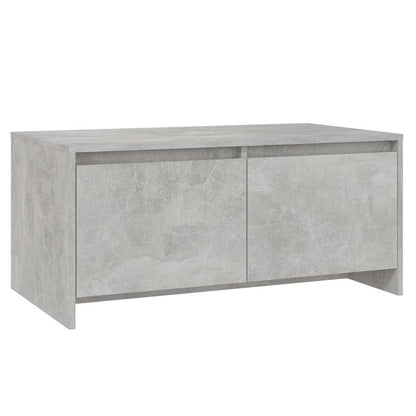 vidaXL Coffee Table Concrete Grey 90x50x41,5 cm Engineered Wood