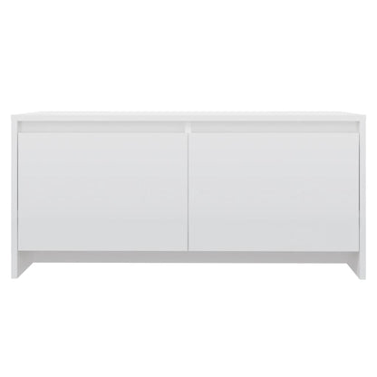vidaXL Coffee Table High Gloss White 90x50x41.5 cm Engineered Wood