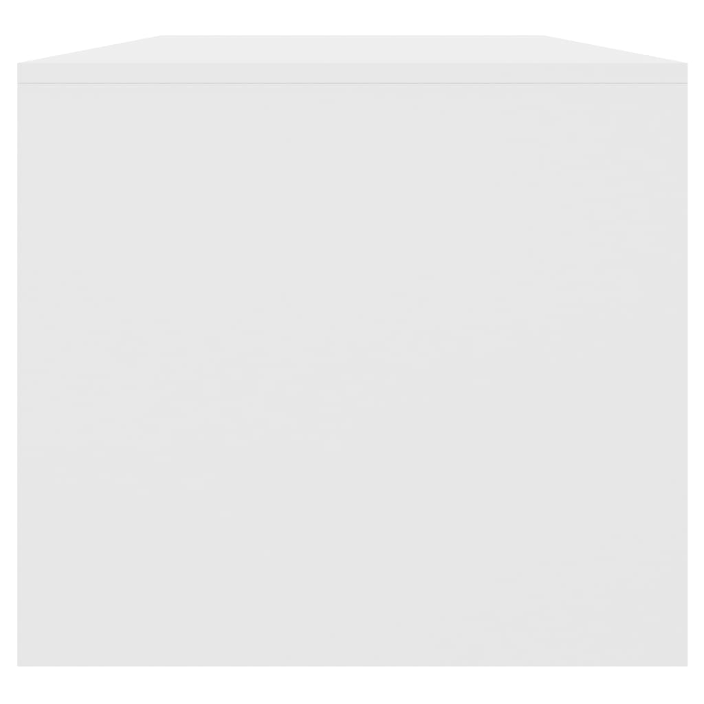 vidaXL Coffee Table White 102x50x45 cm Engineered Wood