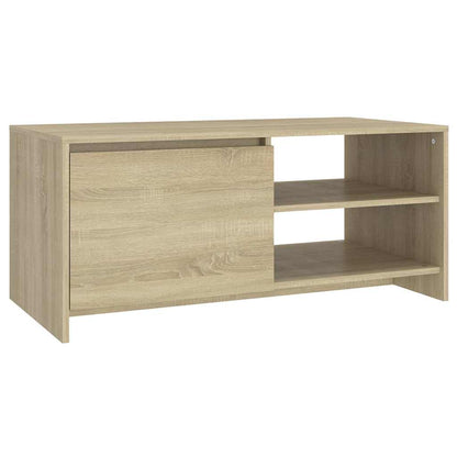 vidaXL Coffee Table Sonoma Oak 102x50x45 cm Engineered Wood