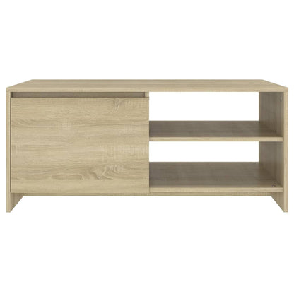 vidaXL Coffee Table Sonoma Oak 102x50x45 cm Engineered Wood