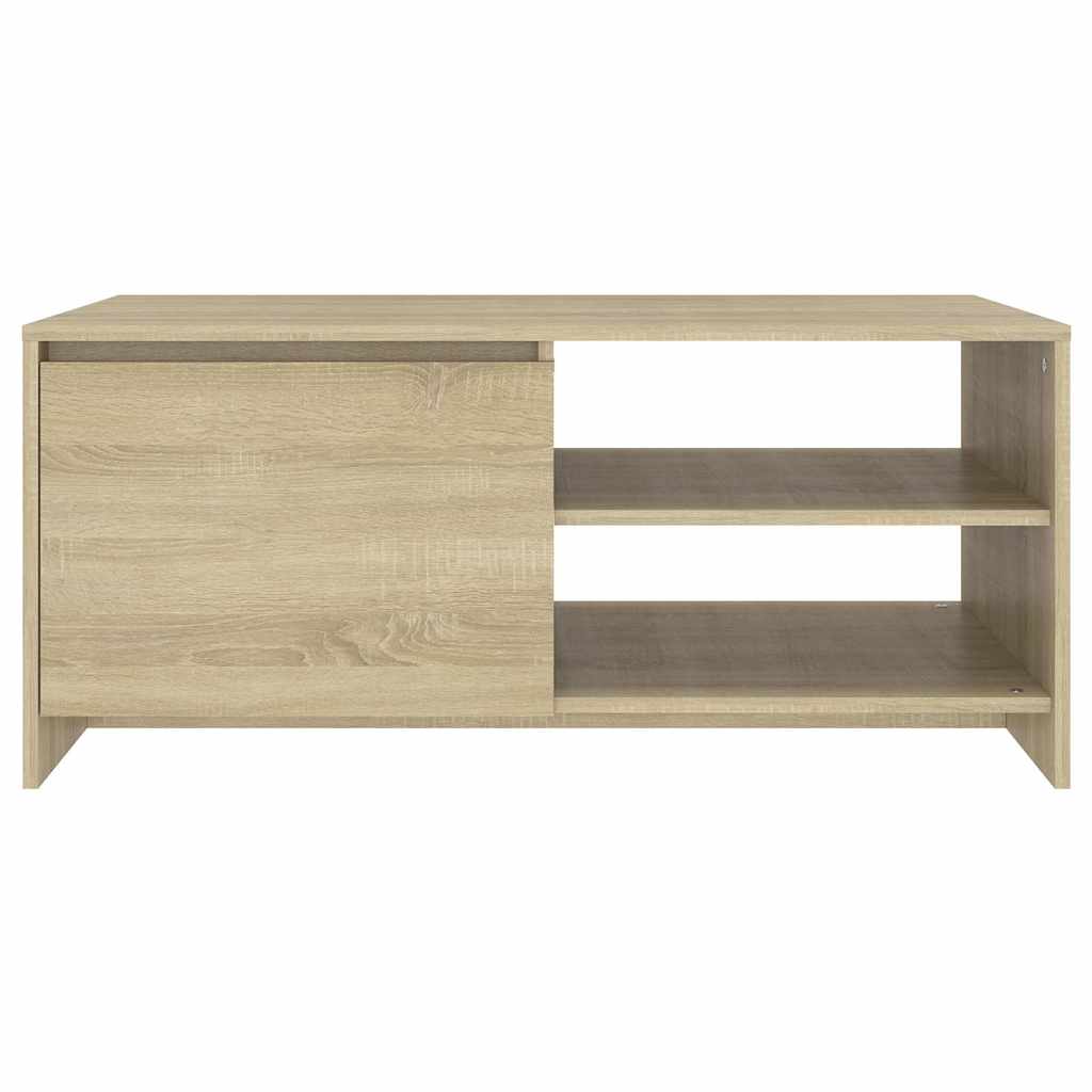 vidaXL Coffee Table Sonoma Oak 102x50x45 cm Engineered Wood
