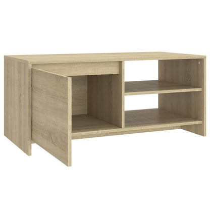 vidaXL Coffee Table Sonoma Oak 102x50x45 cm Engineered Wood