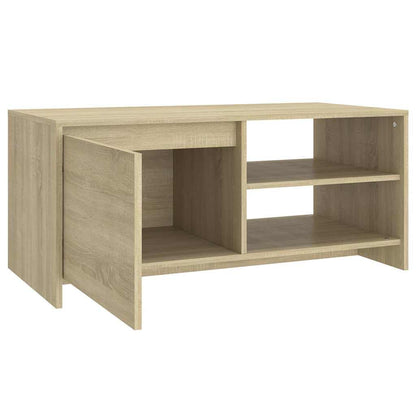 vidaXL Coffee Table Sonoma Oak 102x50x45 cm Engineered Wood