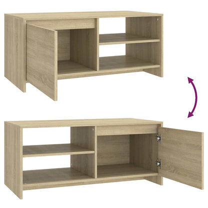 vidaXL Coffee Table Sonoma Oak 102x50x45 cm Engineered Wood