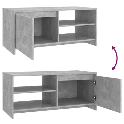 vidaXL Coffee Table Concrete Grey 102x50x45 cm Engineered Wood