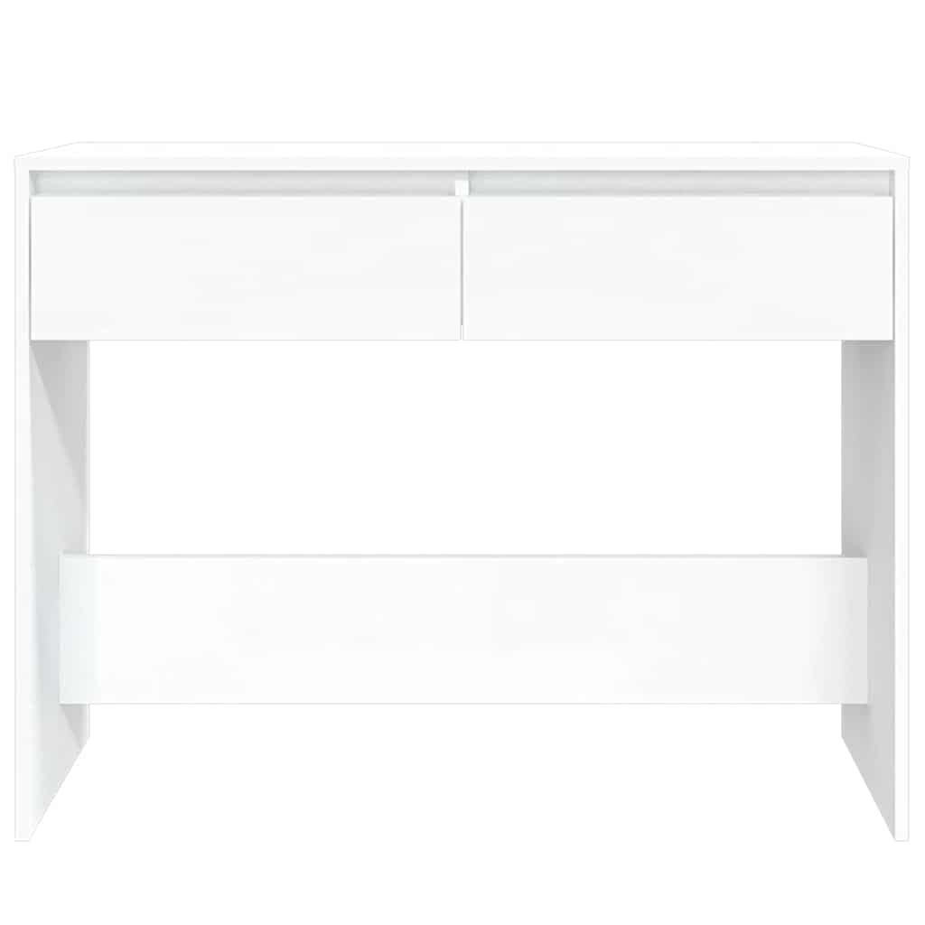 809836 vidaXL Console Table White 100x35x76,5 cm Engineered Wood
