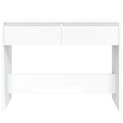 809836 vidaXL Console Table White 100x35x76,5 cm Engineered Wood