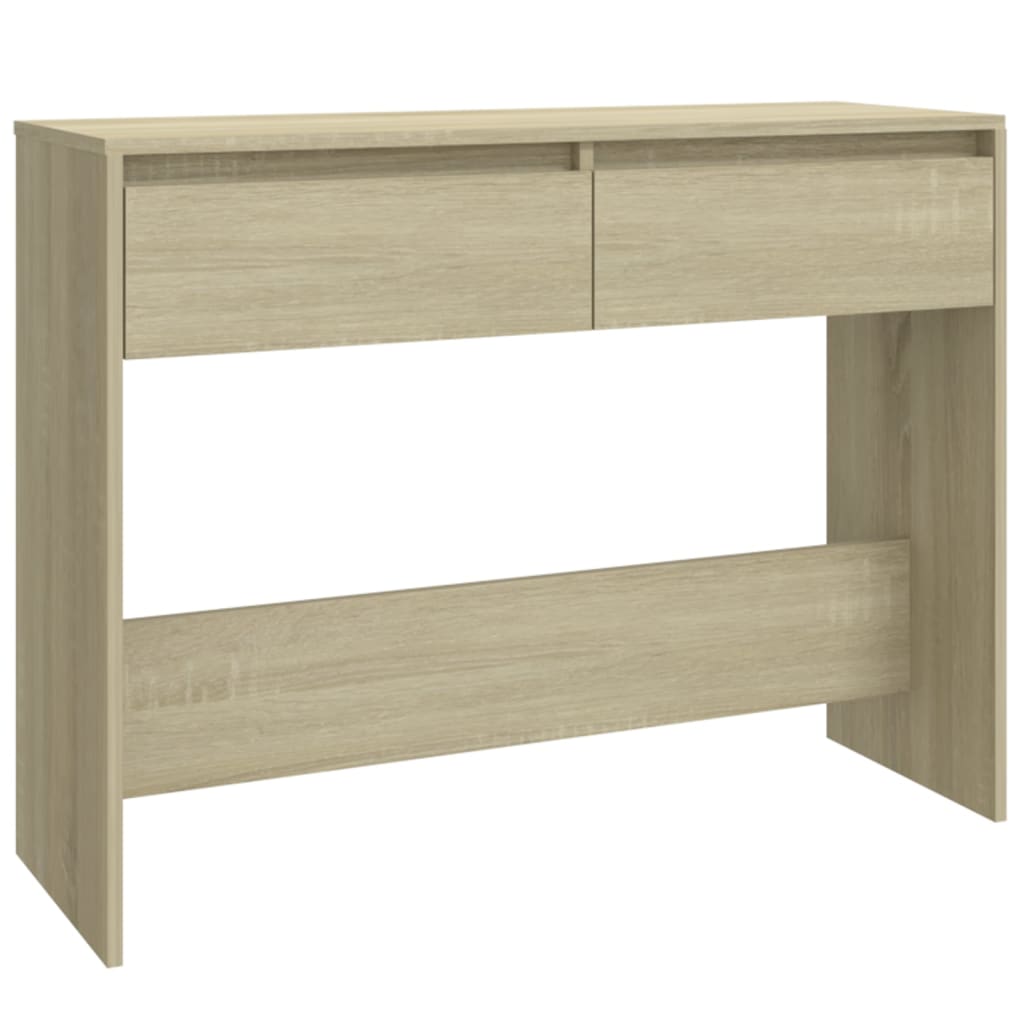 vidaXL Console Table Sonoma Oak 100x35x76.5 cm Engineered Wood