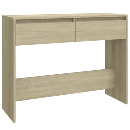 vidaXL Console Table Sonoma Oak 100x35x76.5 cm Engineered Wood
