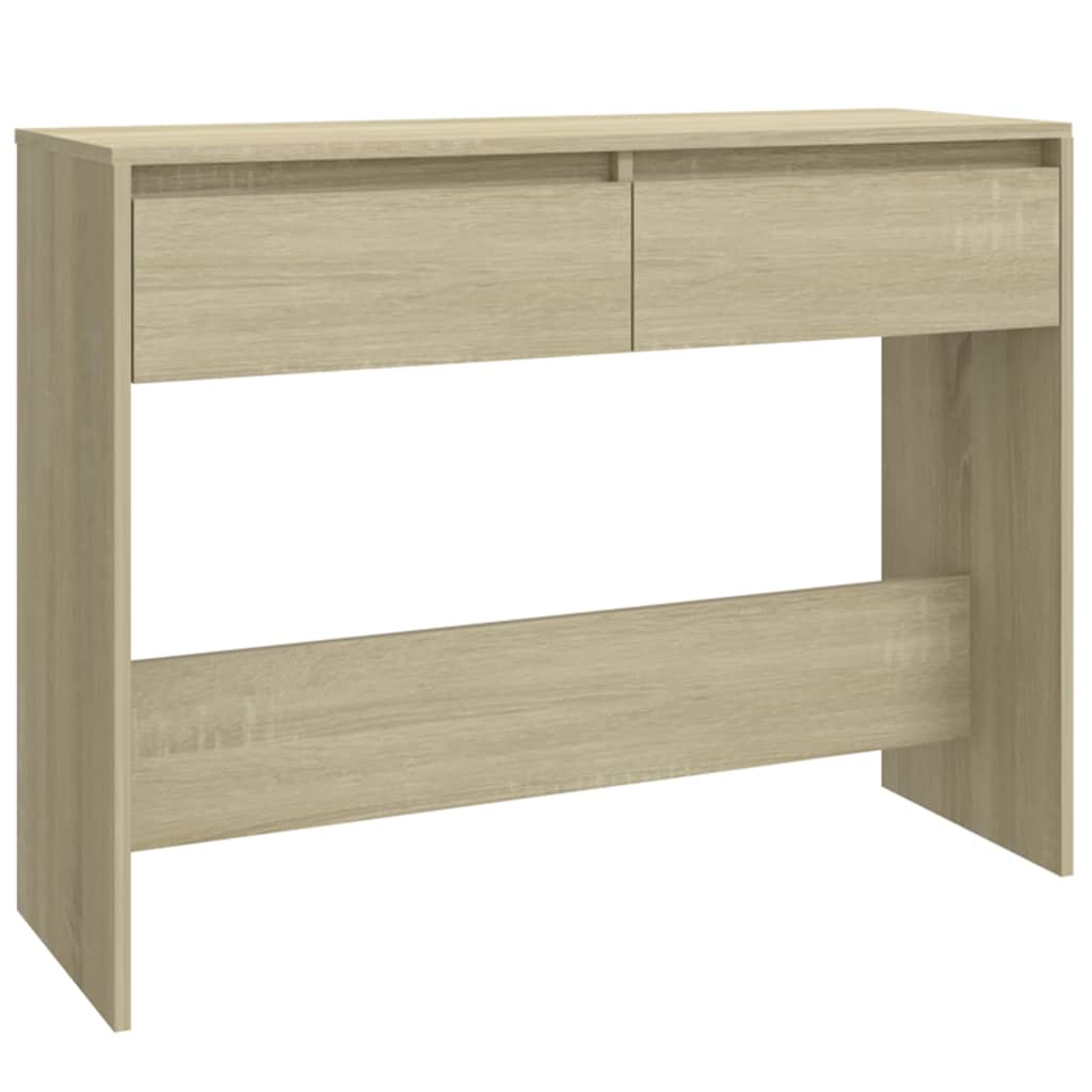vidaXL Console Table Sonoma Oak 100x35x76,5 cm Engineered Wood