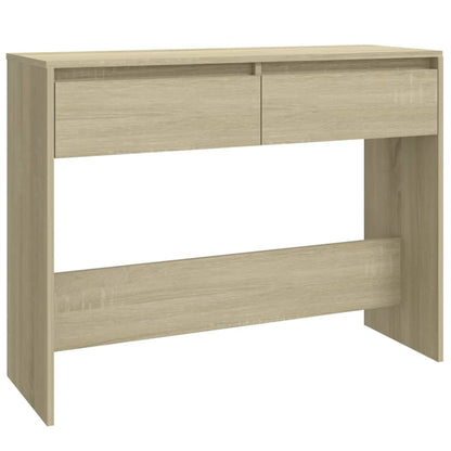 vidaXL Console Table Sonoma Oak 100x35x76,5 cm Engineered Wood