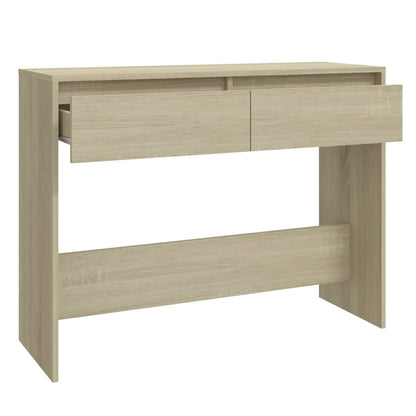 vidaXL Console Table Sonoma Oak 100x35x76,5 cm Engineered Wood