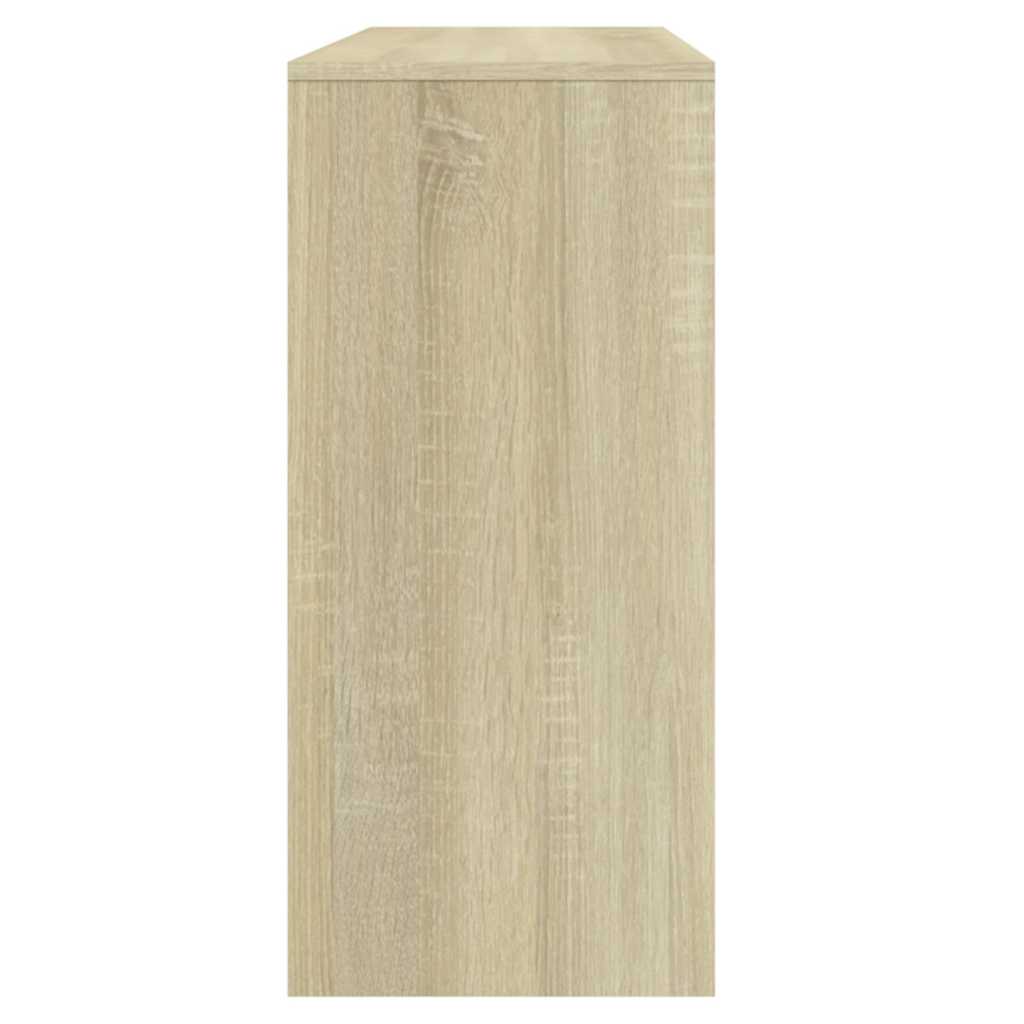 vidaXL Console Table Sonoma Oak 100x35x76,5 cm Engineered Wood