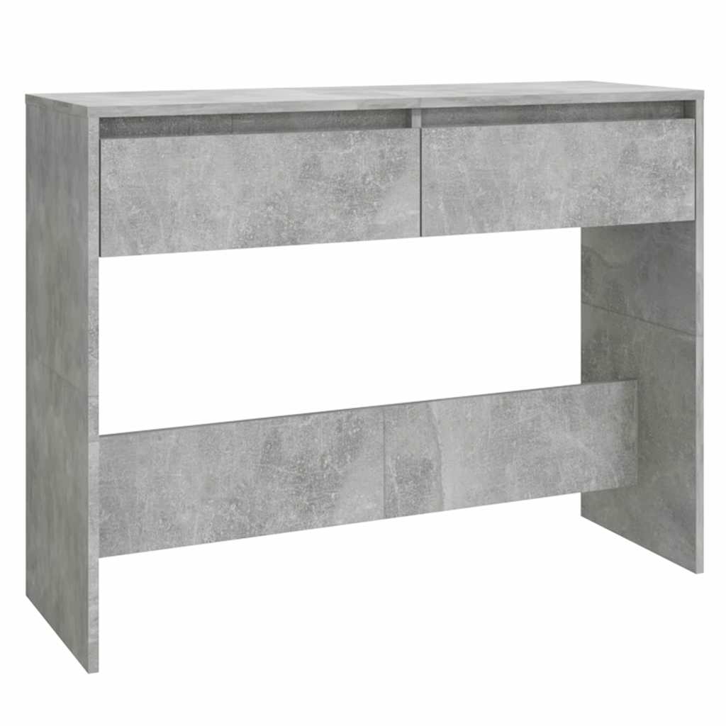 vidaXL Console Table Concrete Grey 100x35x76.5 cm Engineered Wood