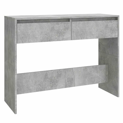 vidaXL Console Table Concrete Grey 100x35x76,5 cm Engineered Wood