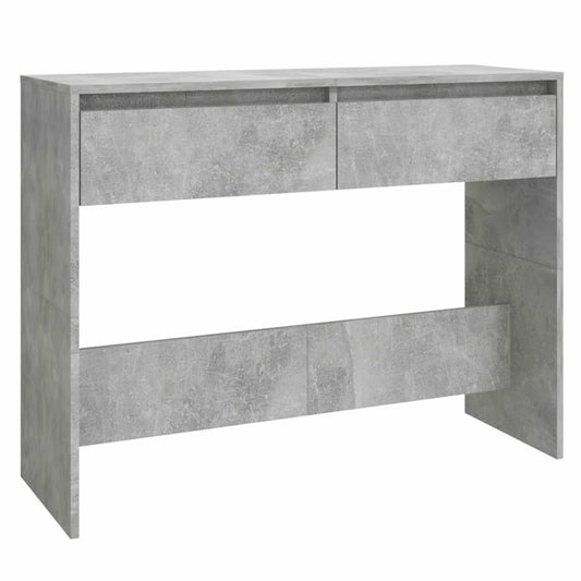 vidaXL Console Table Concrete Grey 100x35x76,5 cm Engineered Wood