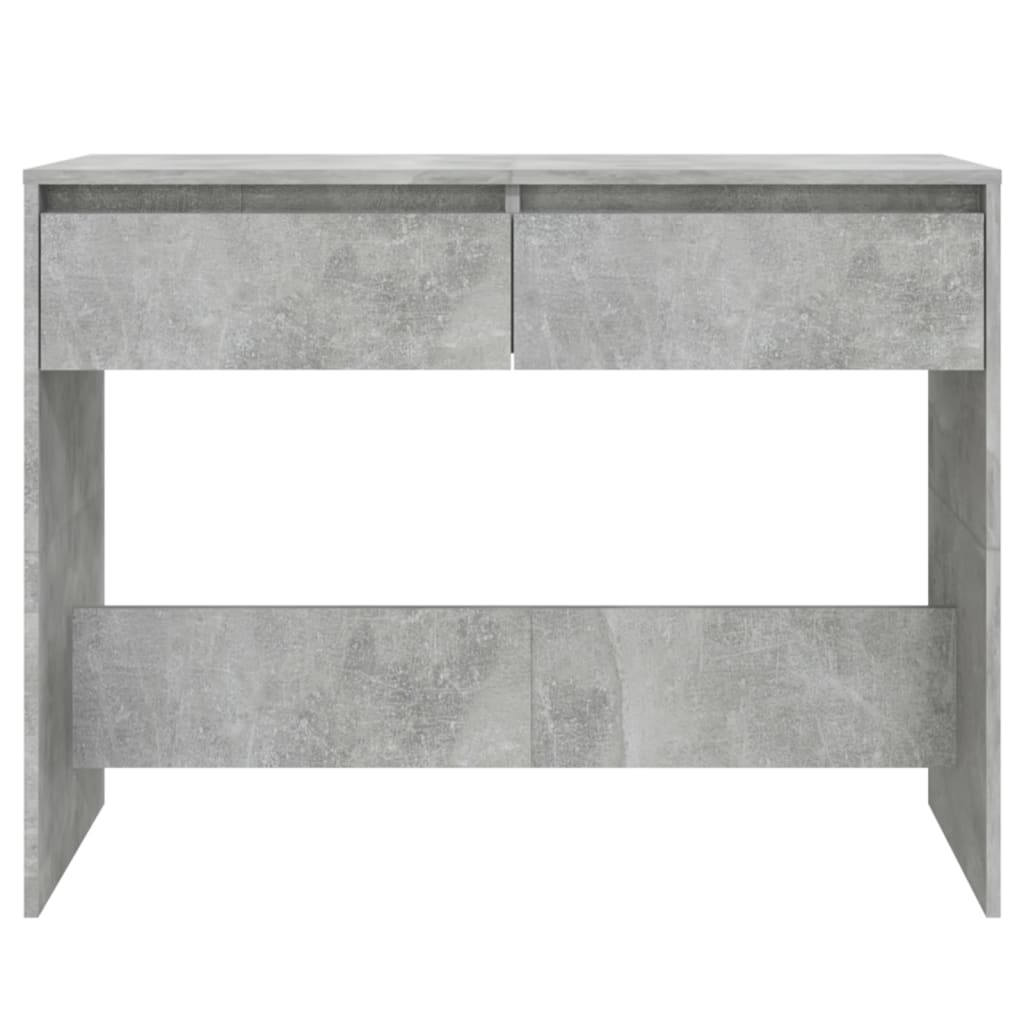 vidaXL Console Table Concrete Grey 100x35x76.5 cm Engineered Wood