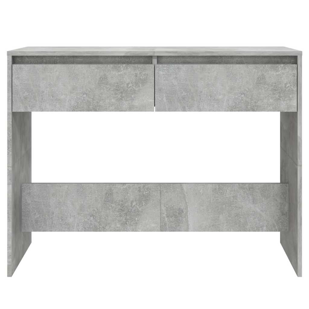 vidaXL Console Table Concrete Grey 100x35x76,5 cm Engineered Wood