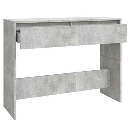 vidaXL Console Table Concrete Grey 100x35x76.5 cm Engineered Wood