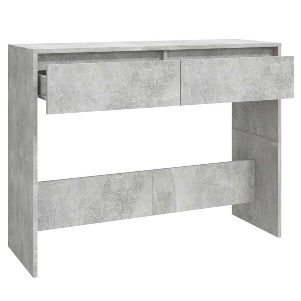 vidaXL Console Table Concrete Grey 100x35x76,5 cm Engineered Wood