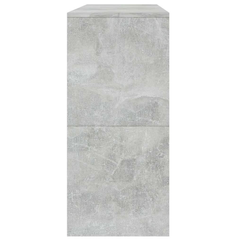 vidaXL Console Table Concrete Grey 100x35x76,5 cm Engineered Wood