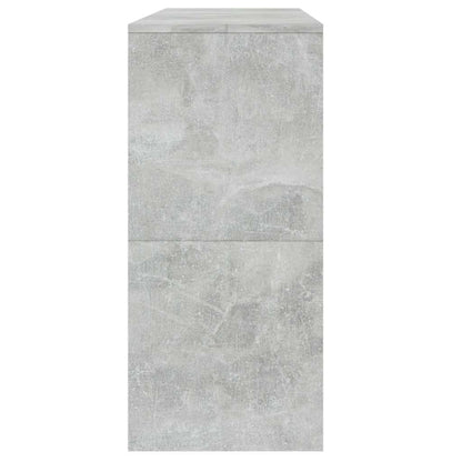 vidaXL Console Table Concrete Grey 100x35x76,5 cm Engineered Wood