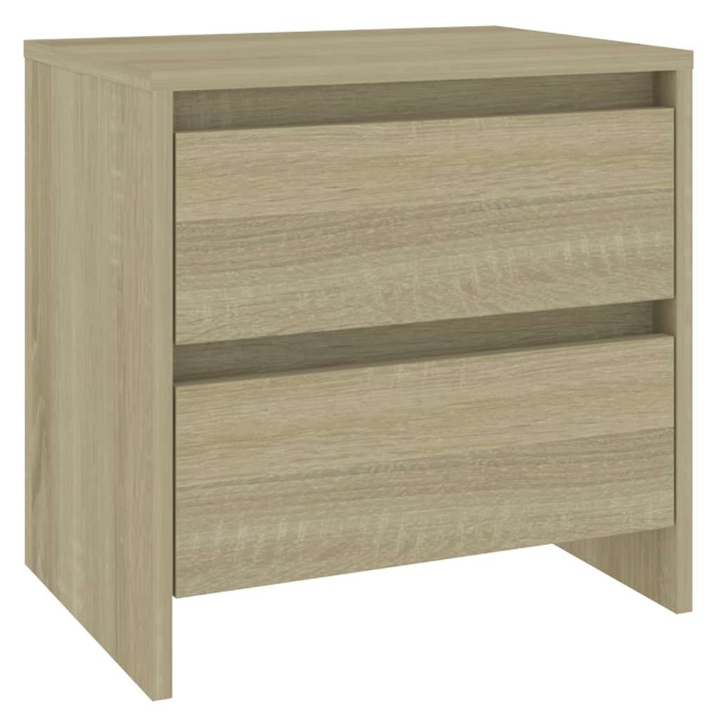 vidaXL Bedside Cabinet Sonoma Oak 45x34,5x44,5 cm Engineered Wood